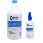 Detra Plastic Liss Shampoo Passo 1 1000ml + Spray de Colágeno 200ml