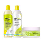 Deva Curl Delight Kit Shampoo Low Poo (355ml) E Condicionador One (355ml) E Styling Cream (250ml)