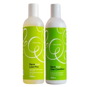 Deva Curl Low Poo Kit - Shampoo + Condicionador Kit