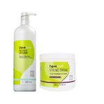 Deva Curl Shampoo No Poo 1000ml E Mascara Styling Cream 500g