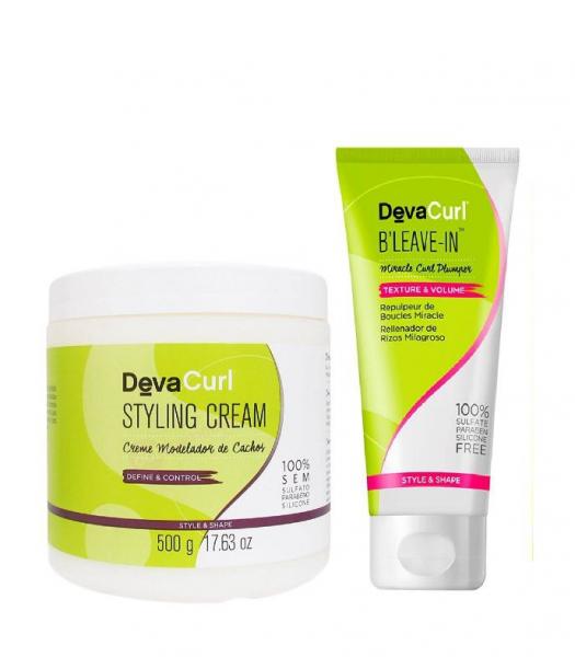 Deva Curl Styling Cream 500g e Bleave-in 200ml