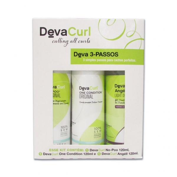 DevaCurl - Calling All Curls Kit C/ 1 no Poo Original 120 Ml + 1 One Condition Original 120 Ml + 1 a