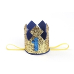 Diamante Crown Hat Crian?as Chap¨¦u de Festa de anivers¨¢rio do beb¨º Masculino Crown Hat Decora??o