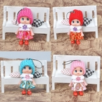 Diamante Cute Baby Dolls Pendant Bag Handbag Keychain Chaveiro Toy presente pingentes Em estoque