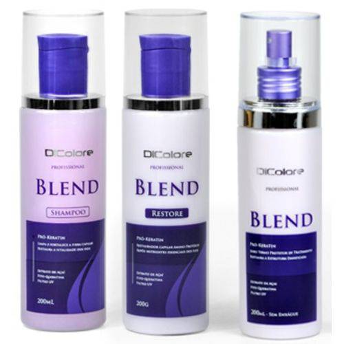 Dicolore Trio Blend Shampoo 200ml + Dicolore Restore 200g + Dicolore Pró Keratin 200ml - St