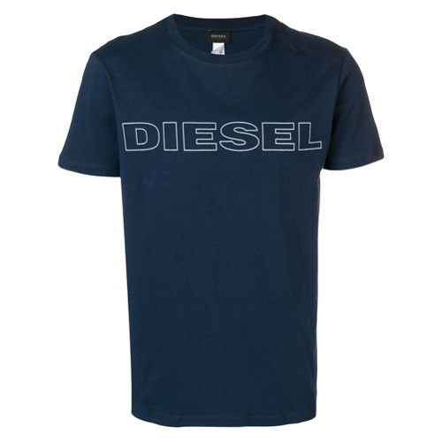 Diesel Camiseta com Estampa de Logo - Azul