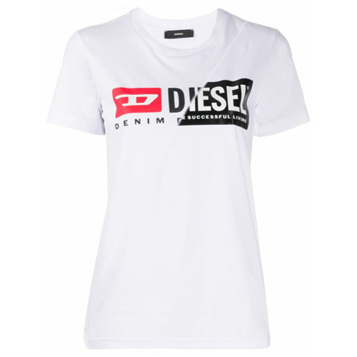 Diesel Camiseta com Estampa de Logo - Branco