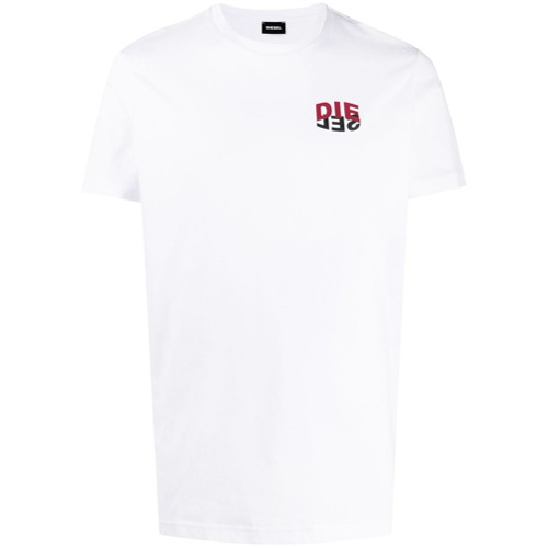 Diesel Camiseta com Estampa de Logo - Branco