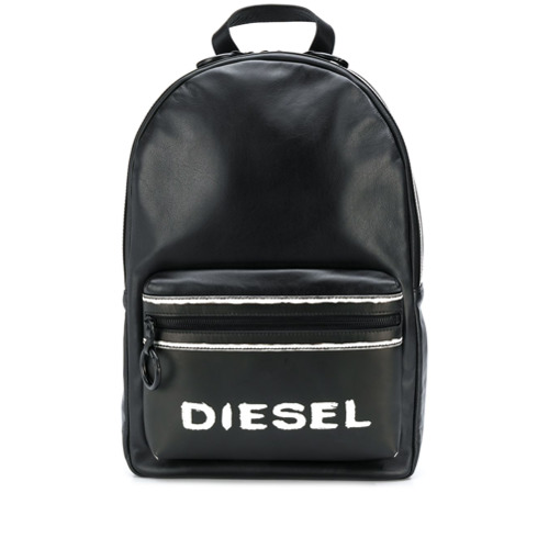 Diesel Mochila com Estampa de Logo - Preto