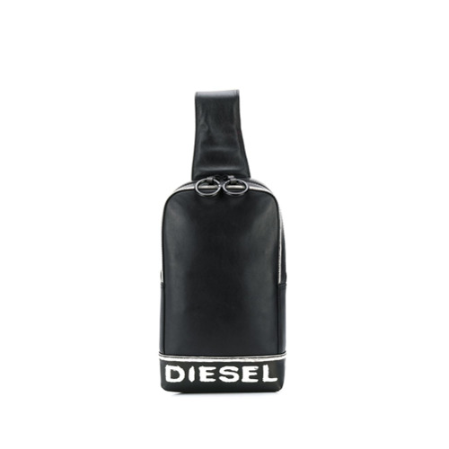 Diesel Mochila com Estampa de Logo - Preto
