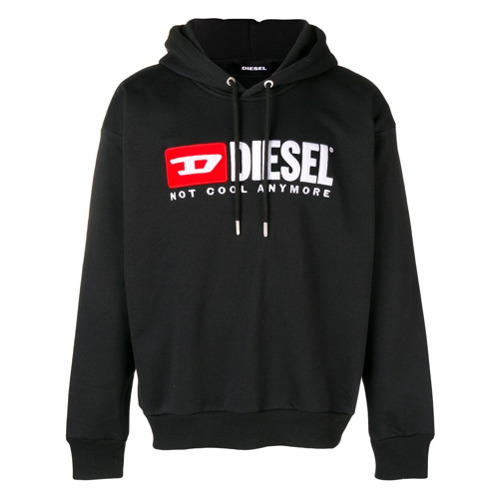Diesel Moletom com Logo Frontal - Preto
