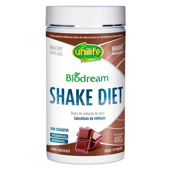 Diet Shake Biodream Sabor Chocolate 400gr Unilife