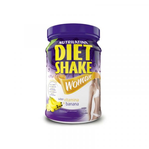 Diet Shake Funcional Nutrilatina Woman Vitamina de Banana 400g em Pó