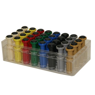 Digi-Flex Multi - 32 Additional Finger Buttons W/ Box - 4 Each: Tan, Yellow, Red, Green, Blue, Black, Silver, Gold