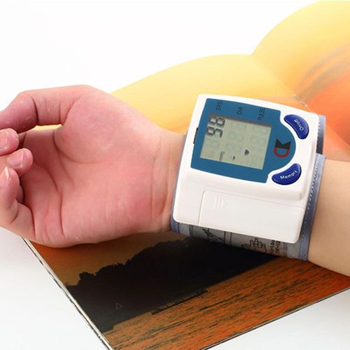 Digital Lcd Wrist Cuff Arm Monitor de Pressão Arterial Heart Beat Medidor Máquina