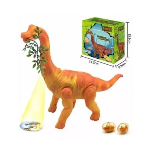 Dinossauro Anda Bota Ovo Som Luz Movimento Projetor