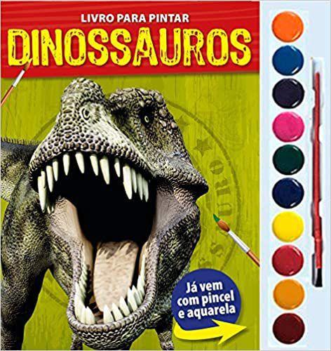 Dinossauros: Livro para Pintar - Livro com Aquarela - Online