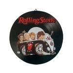 Disco Vinil Decorativo Amadeirado - The Rolling Stones