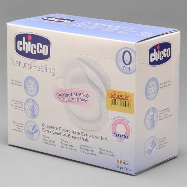 Discos Absorventes para Seios - Antibacteriano - 30 Unidades - Chicco