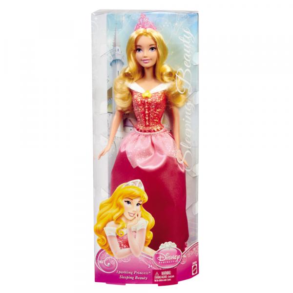 Disney Princesas Brilhantes Bela Adormecida - Mattel - Princesas Disney