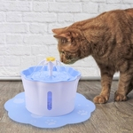 Dispensador de água Silica Gel 2.6L Automatic Pad Beber Conjunto para cão gato suprimentos