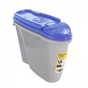 Dispenser Home / Porta Ração - Plast Pet - 1,5L - Roxo