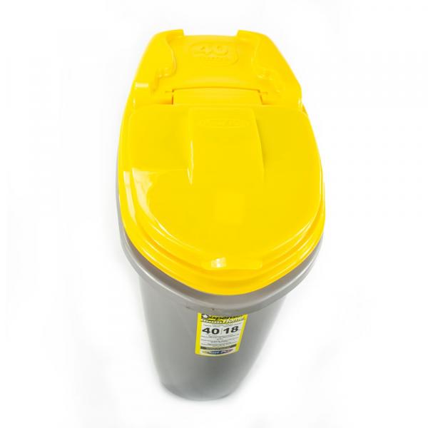 Dispenser Home / Porta Ração Plast Pet 40L - Amarelo