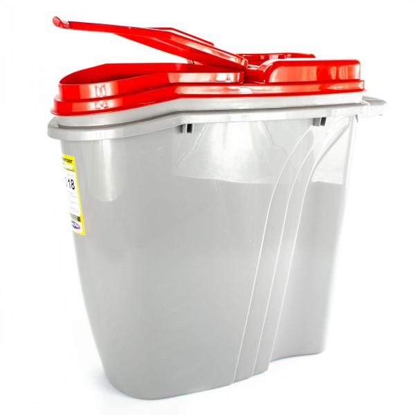 Dispenser Home / Porta Ração Plast Pet 40L - Vermelho