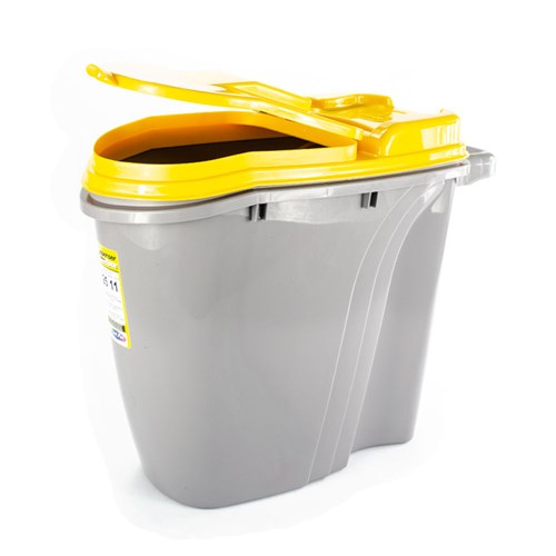 Dispenser Home / Porta Ração ¿ Plast Pet ¿ 25L - Amarelo