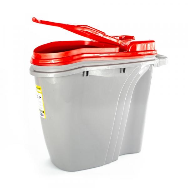 Dispenser Home / Porta Ração Plast Pet 25L - Vermelho