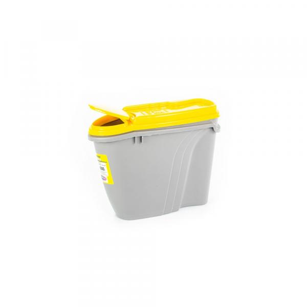 Dispenser Home / Porta Ração Plast Pet 8L - Amarelo