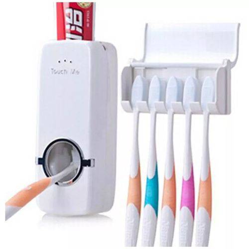 Dispenser para Pasta de Dente Porta Escova Dental