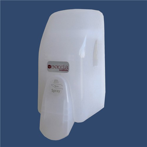 Dispenser (Saboneteira) para Sabonete em Spray 400Ml Cor Cristal. Compacto, Discreto, Moderno e Super Econômico.