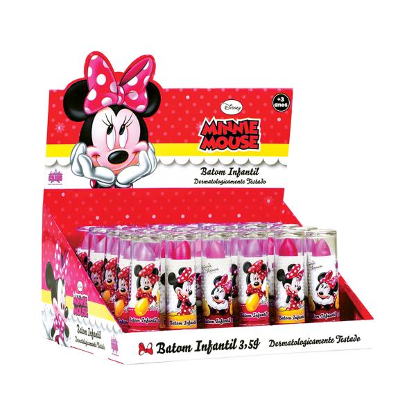 Display Batom Infantil Minnie - com 30 Unidades - View Cosmeticos
