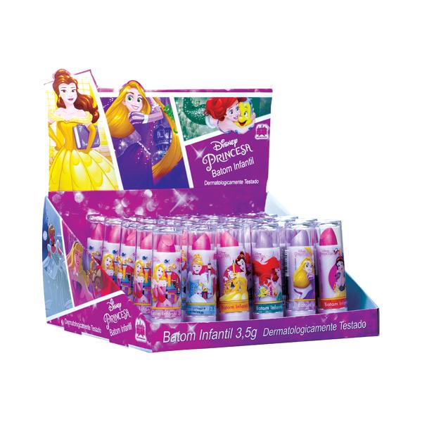Display Batom Infantil Princesa - com 30 Unidades - View Cosmeticos
