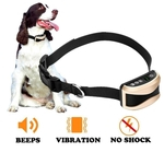Display LCD Recarregável Pet Collar Elétrico Anti Bark Coleira de Cachorro Ajustável Dispositivo de Parada de Casca para Cães Pequenos Médios
