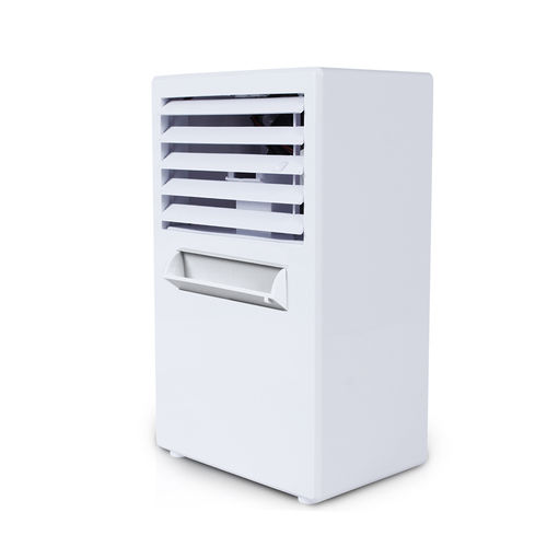 Dispositivo de Desktop Mini Air Conditioner Fan Umidificador Hidratante com Função de Desligamento Automático (especificação Ue)