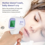 Dispositivo de medição de corpo de testa a laser infravermelho com termômetro para bebê Muti-Fuction