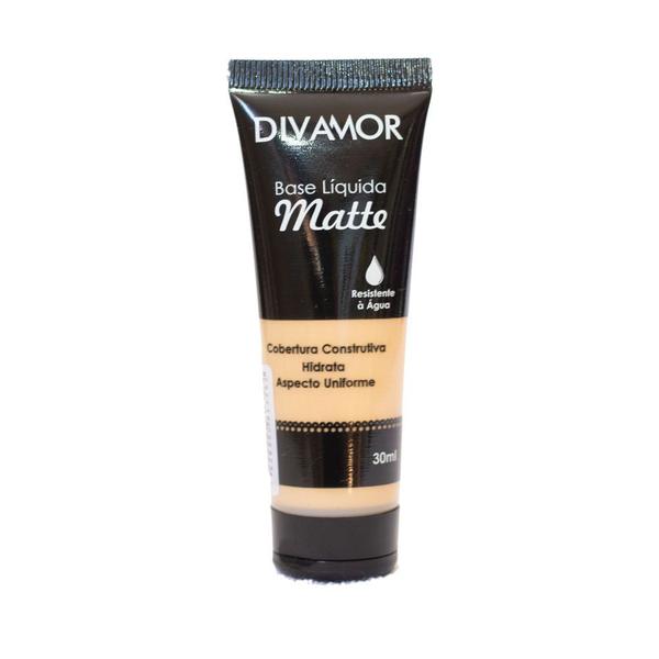 Divamor Base Liquida Matte - Clara - 30ml