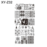 DIY Christmas Style Nail Art Stamping Template Stamper Template Manicure Tools