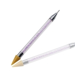 DIY diamante Pen grânulos de cristal com strass brincos do prego Pen Manicure Tools