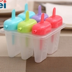 DIY Ice Cream 6Pcs picol¨¦ fabricante de moldes Mold Ice Pop bloco de gelo bloco de gelo