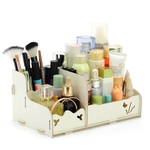DIY maquiagem de madeira da beleza gavetas de armazenamento Caixa de Cosméticos Caixa removível Organizer
