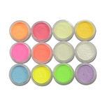 DIY Nail Glitter Polimento P¨® bonito Luminous prego Glitter Pigment