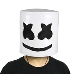 DJ Marshmello forma máscara de látex luminosa para festa de Halloween