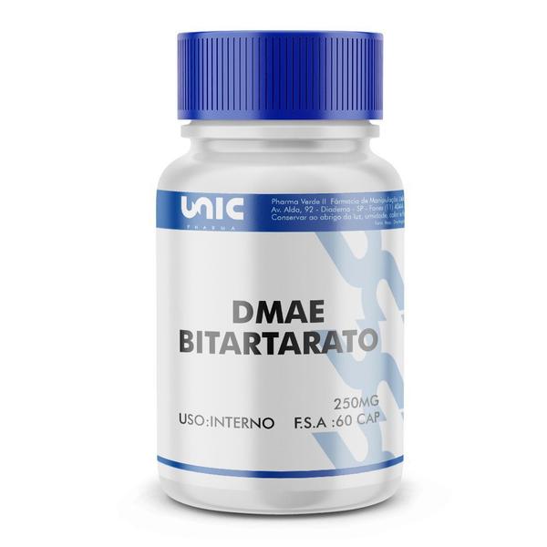 Dmae Bitartarato 250mg 60 Caps Unicpharma