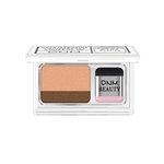 DNM Dual Color Eyeshadow Paleta com escova Paleta da sombra Makeup Palette