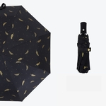 Dobragem automática portátil unissex Proteção UV Guarda-chuvas ensolarado