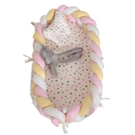 Dobrável algodão Tecelagem dormir removível Cama de Crianças bebê