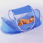 Dobrável Baby Anti-Bug Tent Mosquito Net Playpen com Pillow